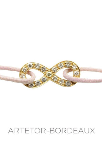 Bracelet Bracelet infini diamanté 58 Facettes 8301