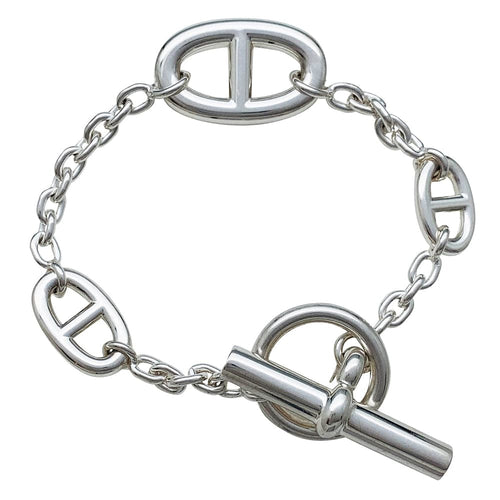 Bracelet Bracelet Hermès "Farandole" en argent. 58 Facettes 30272