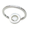 Bague 51 Solitaire Lorenz Bäumer "Aimer pour vivre" en or blanc et diamants. 58 Facettes 30477