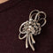 Broche Broche Pendentif diamants gerbe de fleurs 58 Facettes 16-147