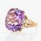 Bague 55 Bague vintage améthyste coussin 58 Facettes 19-132C-55