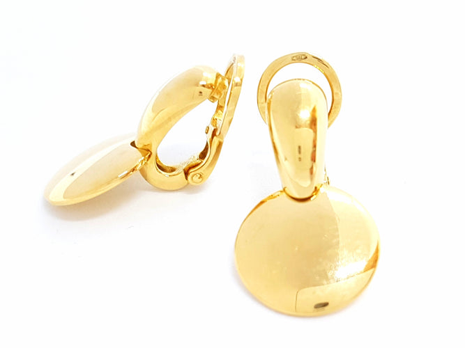 Boucles d'oreilles Pomellato Boucles d'oreilles Clips Or jaune 58 Facettes 05282CD