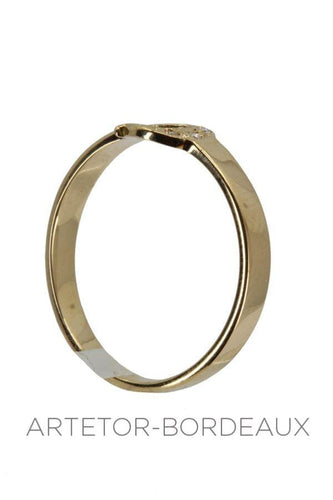 Bague 55 Bague diamants moderne 58 Facettes 35991