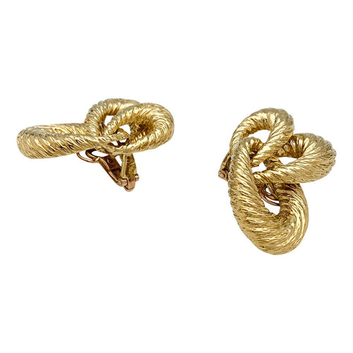 Boucles d'oreilles Boucles d'oreilles Boucheron en or jaune. 58 Facettes 29888