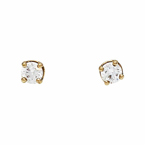 Boucles d'oreilles Puces d'oreilles diamants. 58 Facettes 30219