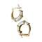 Boucles d'oreilles Boucles d'oreilles Fred, "Isaure", 2 tons d'or et platine, serties diamants. 58 Facettes 28387