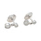 Boucles d'oreilles Boucles d'oreilles pendantes en or blanc et diamants. 58 Facettes 30144
