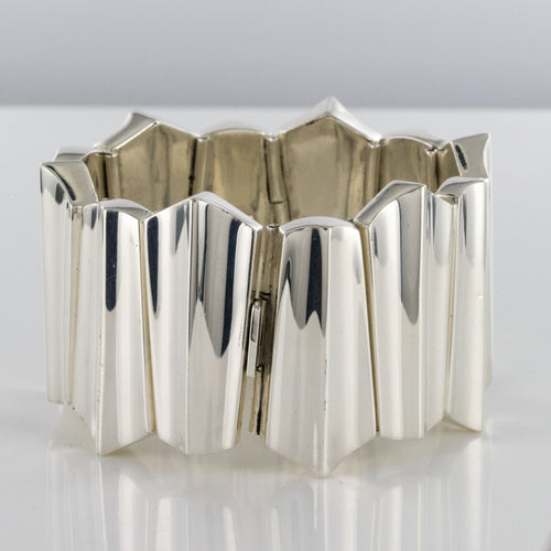 Bracelet Bracelet argent moderniste 58 Facettes 20-020