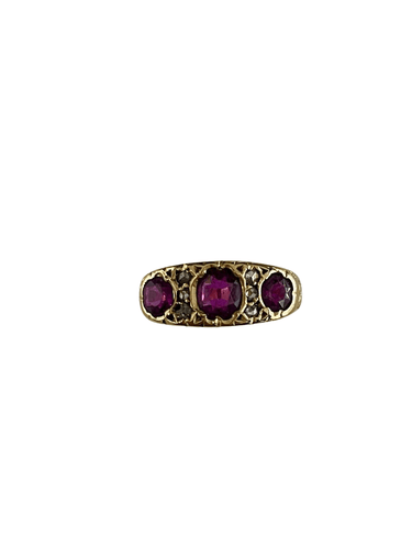 Bague 52.5 Bague Jarretière Or Et Rubis 58 Facettes 797968