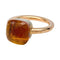 Bague 54 Bague Pomellato "Nudo" en or rose 750/000 sertie d'une citrine. 58 Facettes 30328