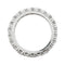 Bague 48 Alliance en or blanc, diamants. 58 Facettes 30169