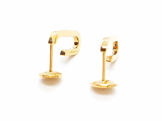 Boucles d'oreilles Dinh Van Boucles d'oreilles Maillon Or jaune 58 Facettes 06504CD