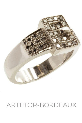 Bague 61 Bague ceinture diamantée 58 Facettes 5331