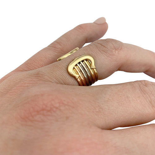 Bague 50 Bague Cartier "2C", 3 ors 58 Facettes 30389