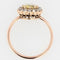 Bague 54 Bague ancienne saphir jaune et diamants 58 Facettes 20-619-48
