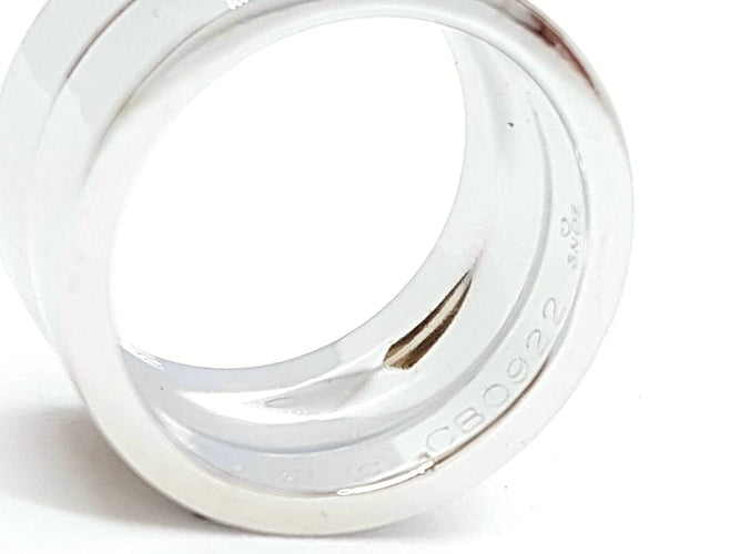 Bague 47 Cartier Bague Love Or blanc 58 Facettes 00071CN