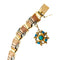 Bracelet Bracelet Tank, trois tons d'or. 58 Facettes 30088