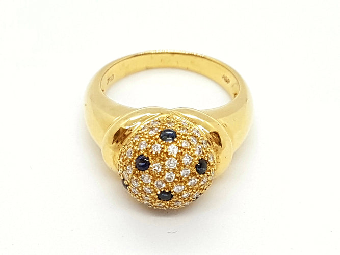 Bague 56 Bague Or jaune Diamant 58 Facettes 00007GD