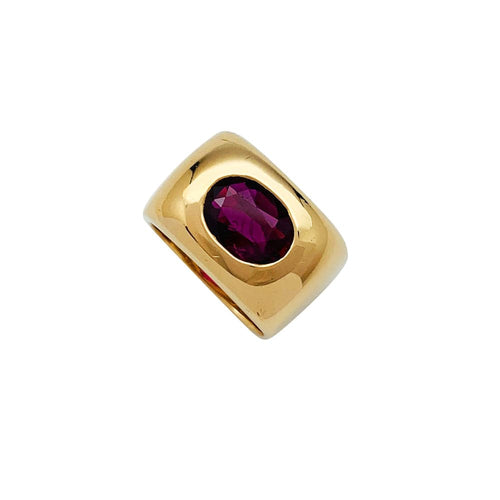 Bague 47 Bague Dinh Van, "Margot", or jaune et rubis 58 Facettes 30467