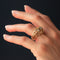 Bague 55 Bague vintage fils d'or rose et diamants 58 Facettes 14-185-55