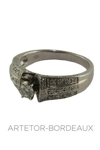 Bague 58 Bague moderne diamants 58 Facettes 19941