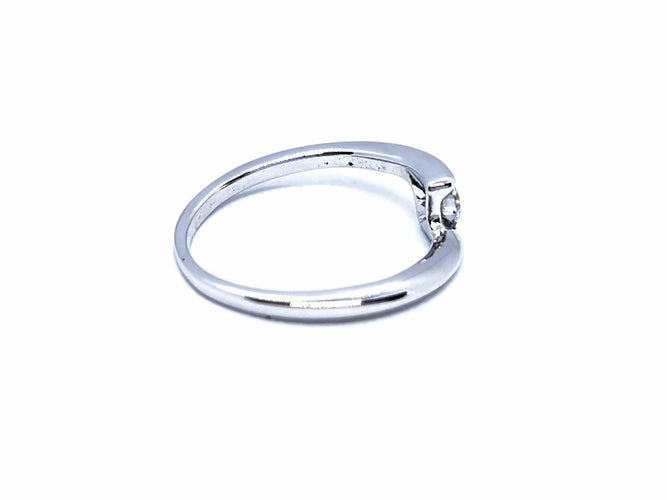 Bague 50 Bague Solitaire Or blanc Diamant 58 Facettes 876344CD