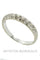 Bague 52 Demi-alliance diamants 58 Facettes 17421