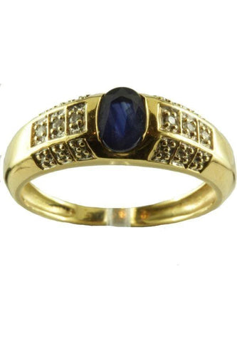 Bague 53 Bague saphir et diamants 58 Facettes 6101