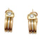 Boucles d'oreilles Boucles d'oreille Cartier "Fogorra" en trois tons d'or, diamant. 58 Facettes 25396
