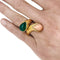 Bague 58 Bague Boucheron "Serpent Bohême" chrysoprase et corail 58 Facettes 29874