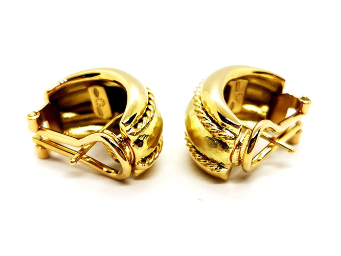 Boucles d'oreilles Boucles d'oreilles Or jaune 58 Facettes 1176283CN