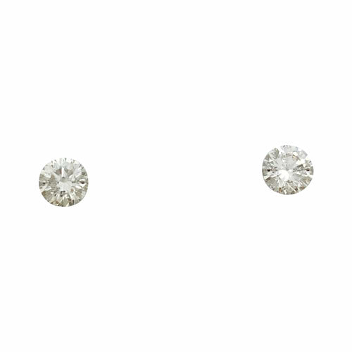 Boucles d'oreilles Puces d'oreilles en or blanc, 1 carat. 58 Facettes 29607