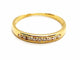 Bague 57 Bague Demie alliance Or jaune Diamant 58 Facettes 1126563CN