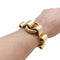 Bracelet Bracelet Tank en or rose, diamants et pierres rouges. 58 Facettes 29753