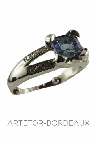 Bague 53 Bague tanzanite et diamants 58 Facettes 20061
