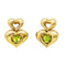 Boucles d'oreilles Boucles d'oreilles Van Cleef & Arpels, "Coeur", en or jaune et péridots. 58 Facettes 30112