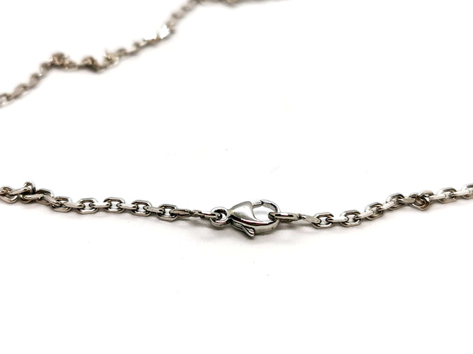 Collier Collier Maille forçat Or blanc 58 Facettes 1161933CN