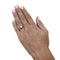 Bague 51 Bague solitaire 1 carat E/VS1 en or blanc et diamants. 58 Facettes 28101