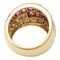 Bague 51 Bague en or jaune diamants et saphirs roses. 58 Facettes 30639