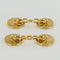 Boutons de manchette Boutons de manchettes or lys 58 Facettes 19-283