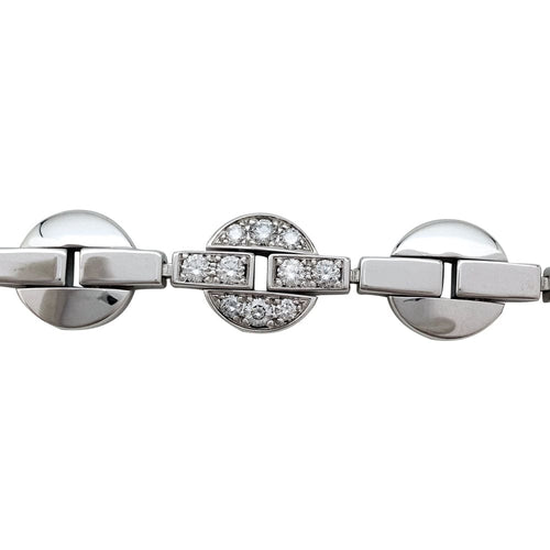 Collier Collier Cartier modèle "Himalia" en or blanc, diamants. 58 Facettes 29326
