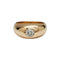 Bague 55 Bague jonc en or jaune, diamant. 58 Facettes 30238