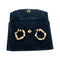 Boucles d'oreilles Créoles A&A Turner or jaune. 58 Facettes 30311
