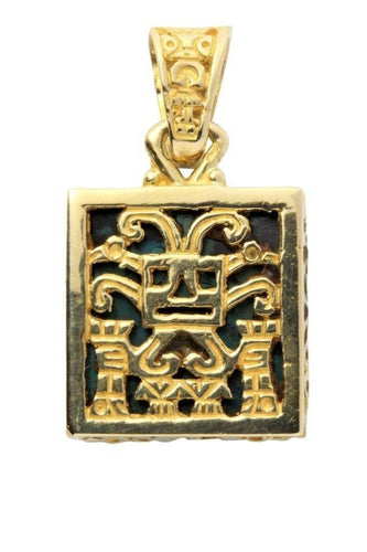 Pendentif Pendentif Inca malachite 58 Facettes 30381