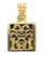 Pendentif Pendentif Inca malachite 58 Facettes 30381