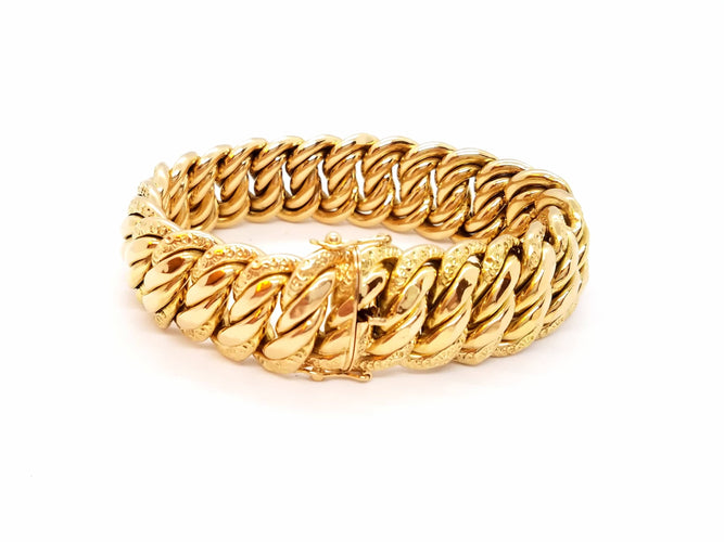 Bracelet Bracelet Maille américaine Or jaune 58 Facettes 904601CD