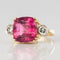 Bague 54 Bague tourmaline coussin et diamants 58 Facettes 18-154-54