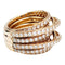 Bague 52 Bague de Grisogono "Allegra" en or rose et diamants. 58 Facettes 30547