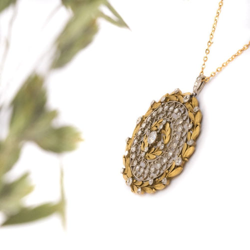 Pendentif Pendentif diamants rosace 58 Facettes 13-069-7402260