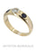 Bague 60 Bague jonc saphirs et diamant 58 Facettes 31381
